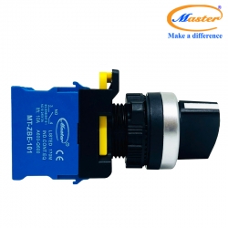 Công tắc xoay 2 vị trí Master - Viền Mạ Bạc