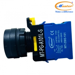 Nút Nhấn ON Có Đèn Màu Xanh Lá Master - Loại Tự Nhả