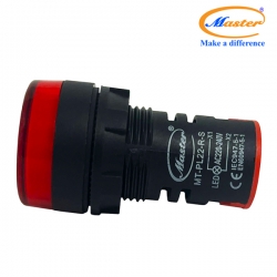Đèn Báo Pha Đỏ Master - Loại Đầu Phẳng