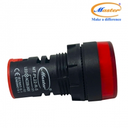 Đèn Báo Pha Đỏ Master - Loại Đầu Phẳng