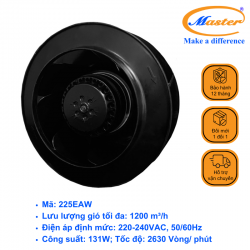 Quạt Hút Ly Tâm Lồng Sóc 225EAW Master