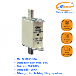 Cầu Chì Dòng Cắt Mạch Cao NH000S 50A Master