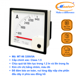 Đồng Hồ Đo Ampe MT-96 3200/5A Master