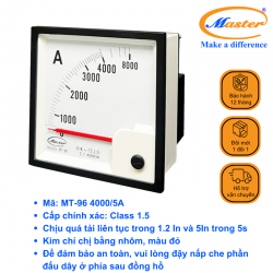 Đồng Hồ Đo Ampe MT-96 4000/5A Master
