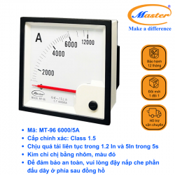 Đồng Hồ Đo Ampe MT-96 6000/5A Master
