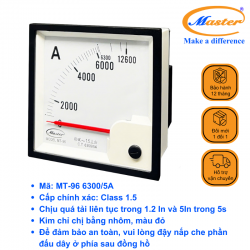 Đồng Hồ Đo Ampe MT-96 6300/5A Master