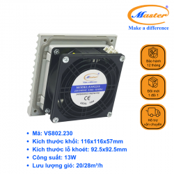 Quạt hút kèm miệng gió lọc bụi VS802.230